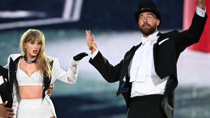 Travis Kelce prepares for his wedding video with Taylor Swift and shows fans his "practice skills" behind the camera