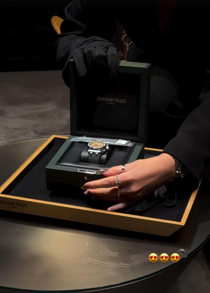 When it comes to wearable bling, she’s not wasting any time amassing an impressive collection of shiny accessories.Simone Biles shows off new Audemars Piguet diamond watch worth a fortune...