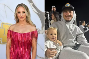 JUST IN: Pregnant Brittany Mahomes Shares Sweet Photo of Husband Patrick with Son Bronze at High School Football Game