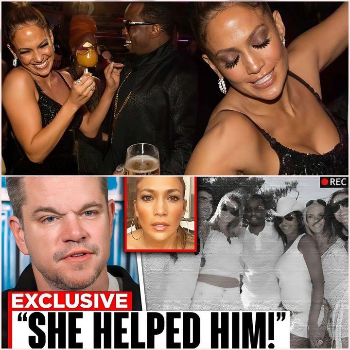 Breaking News: Matt Damon LEAKS evidence about Jennifer Lopez RECRUITING workers for Diddy... See more