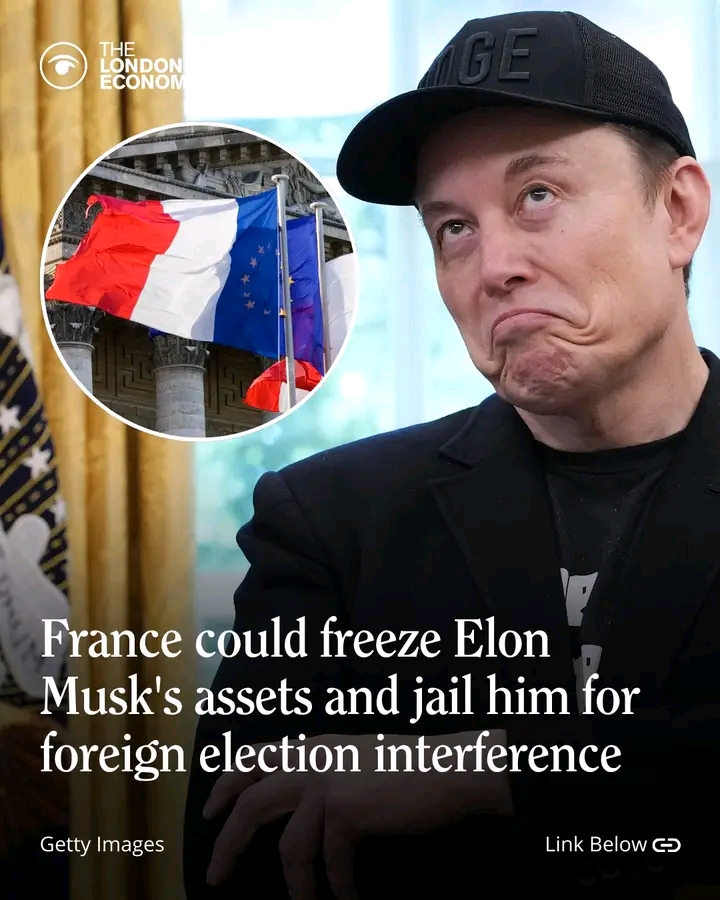 Breaking News: France could freeze Elon Musk’s assets and jail him for foreign election interference... click to see more in the link below