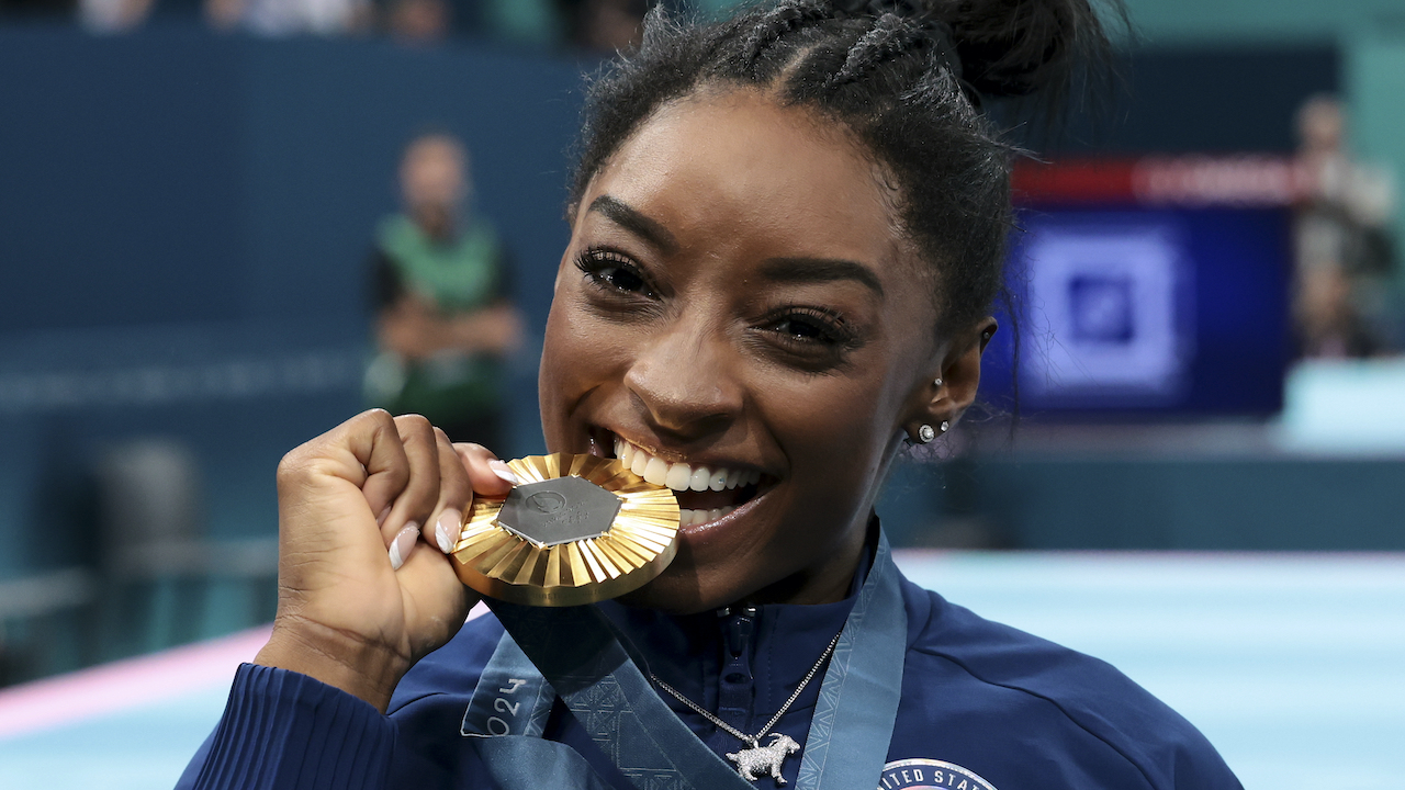 JUST IN: Simone Biles Drops Emotional Message for Fans as She Announces Retirement at 27 in Tears Few Minutes Ago, After Securing Gold at Paris Olympics. Biles Further shared.See more...